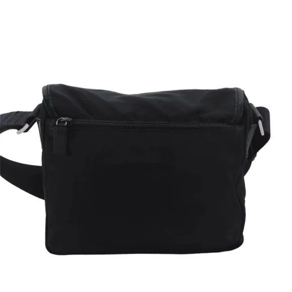 SOLD Prada Tessuto Black Nylon Small Messenger Bag Crossbody Bag Handbag - Picture 2 of 16